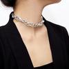 Punk Přehnané Heavy Metal Thick Řetěz Choker Náhrdelník Dámské Goth Šperky Dárek