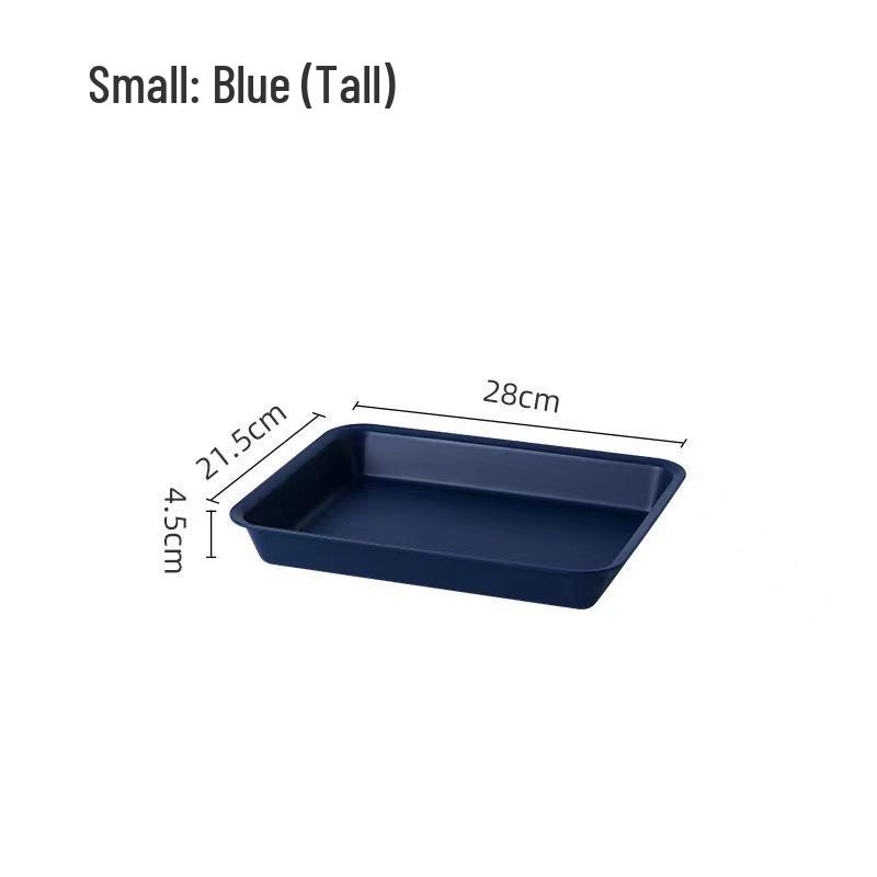 Rectangular Ins Style Plastic Tray for Tea, Water, and Fruit Cups