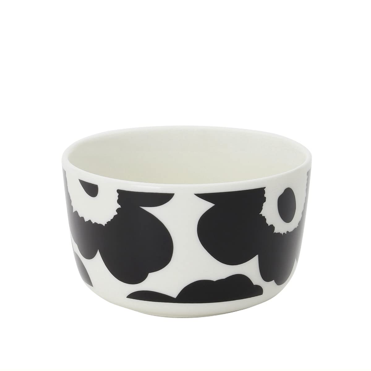 

Marimekko UNIKKO Bowl, 9.5cm, Deep, Black and White, 071066 190 [Parallel Import]