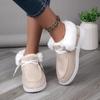 Mote Dames Snøresko Plysj Ballerinaer Slip-on Sko Damer Elegant Ny Vinter med Pels Plysj Ballerinaer Fritid Varm Bomullssko
