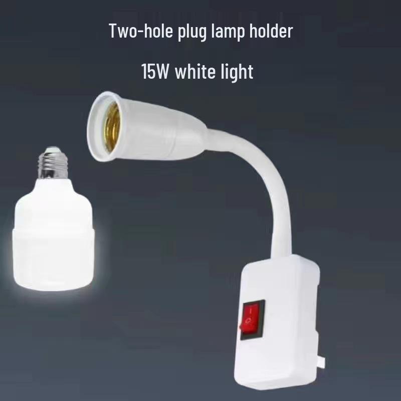 LED Energiesparendes Superhelles Schlafzimmer-Nachtlicht zum Einstecken Nachttisch-Wandleuchte mit Schalter