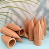 Terracotta Self Watering Spikes Vacation Plant Watering Stakes Slow Release Watering Spikes Compatible with Wine Bottles for Indoor Outdoor Plants