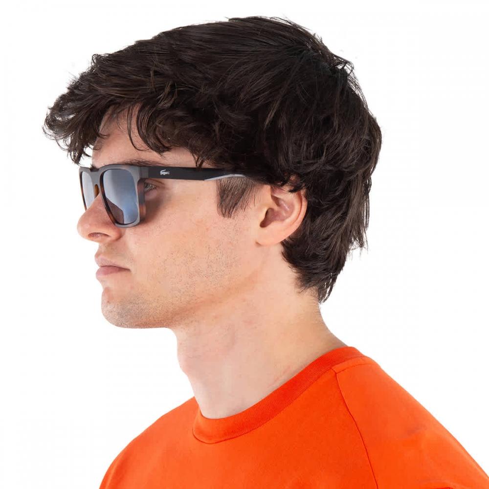 LacoSte Dark Grey Square Men S SunglaSSeS l957S 230 56 Multi