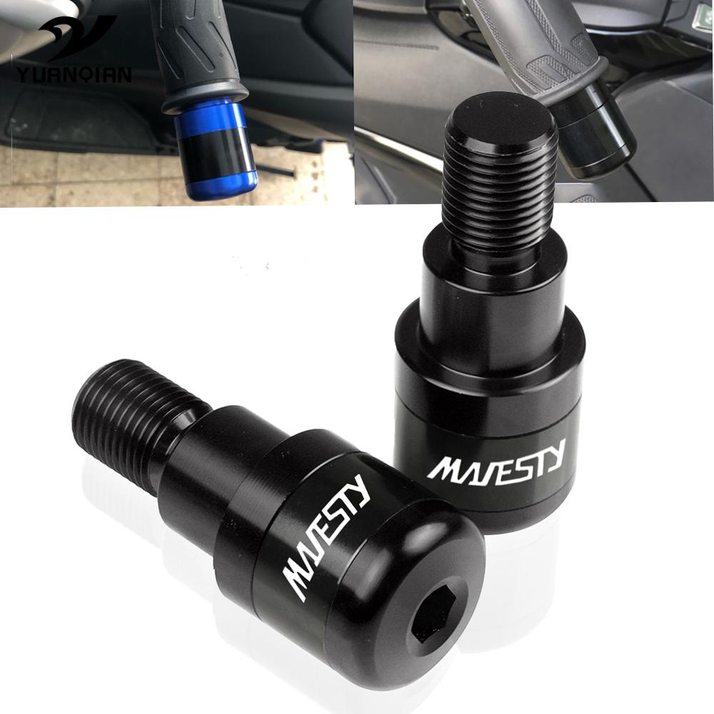 

Для YAMAHA Majesty 400 2004-2011 2005 2006 2007 2008 2009 2010 7/8 22 мм ручки для руля мотоцикла, концевая ручка, колпачок