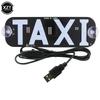 NOVÁ 12V LED lampa pro auto taxi na čelní sklo, světlo taxi, lampa na SPZ, energeticky úsporná, s dlouhou životností, USB kabel s vypínačem, stropní světla 6