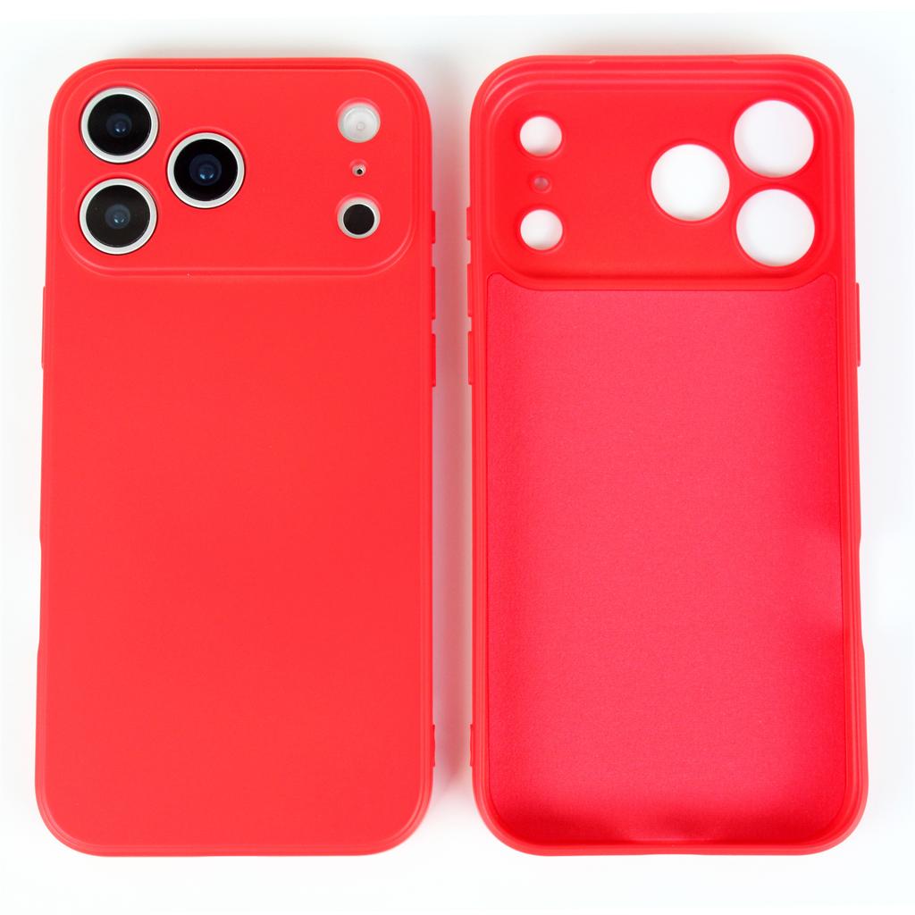 For iPhone 17 Pro Max 17 Pro 17 Air silicone Back cover lens Protection Cover Shockproof Soft Simple Solid Color Phone Case