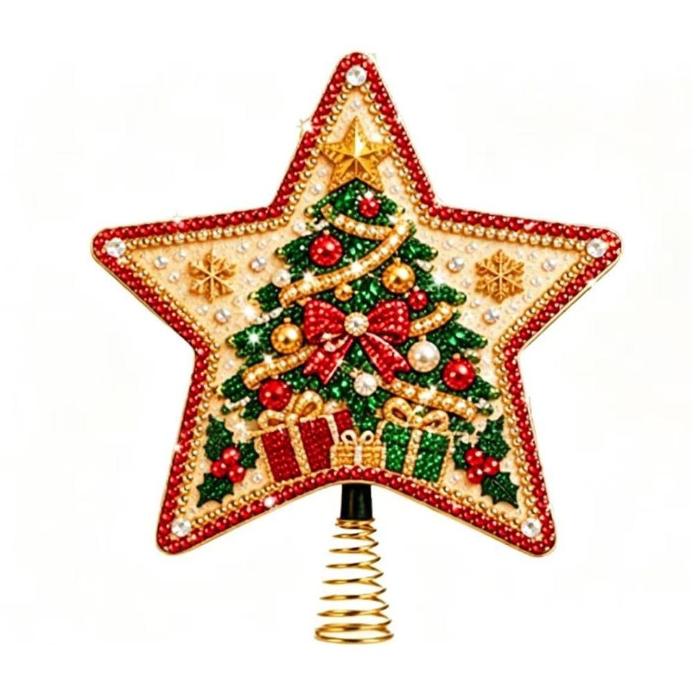 Unfinished Christmas  Painting Kit DIY Sparkling Bead Craft Set  Christmas Gift