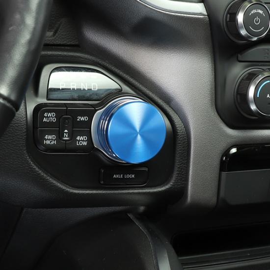 Blue Gear Shift Switch Knob Cover Trim Ring For Dodge RAM 1500  High Version