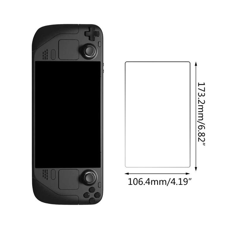 Screen Protective Film Tempered Film Anti-Fingerprint Scratch Resistant Glass Protector for Steam Deck Screen Protector
