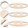 4Pcs Unique Wooden Wine Rack Holder - Wine Accessories for Home Bar, Restaurant, KTV, Wedding Gift, Party Favor - Personalized Creative Crafts,