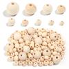 10-100pcs/lot 6-30mm Colorful Round Wooden Beads Loose Spacer Ball Wood Beads For DIY Phone Chains Bracelet Jewelry Accessories