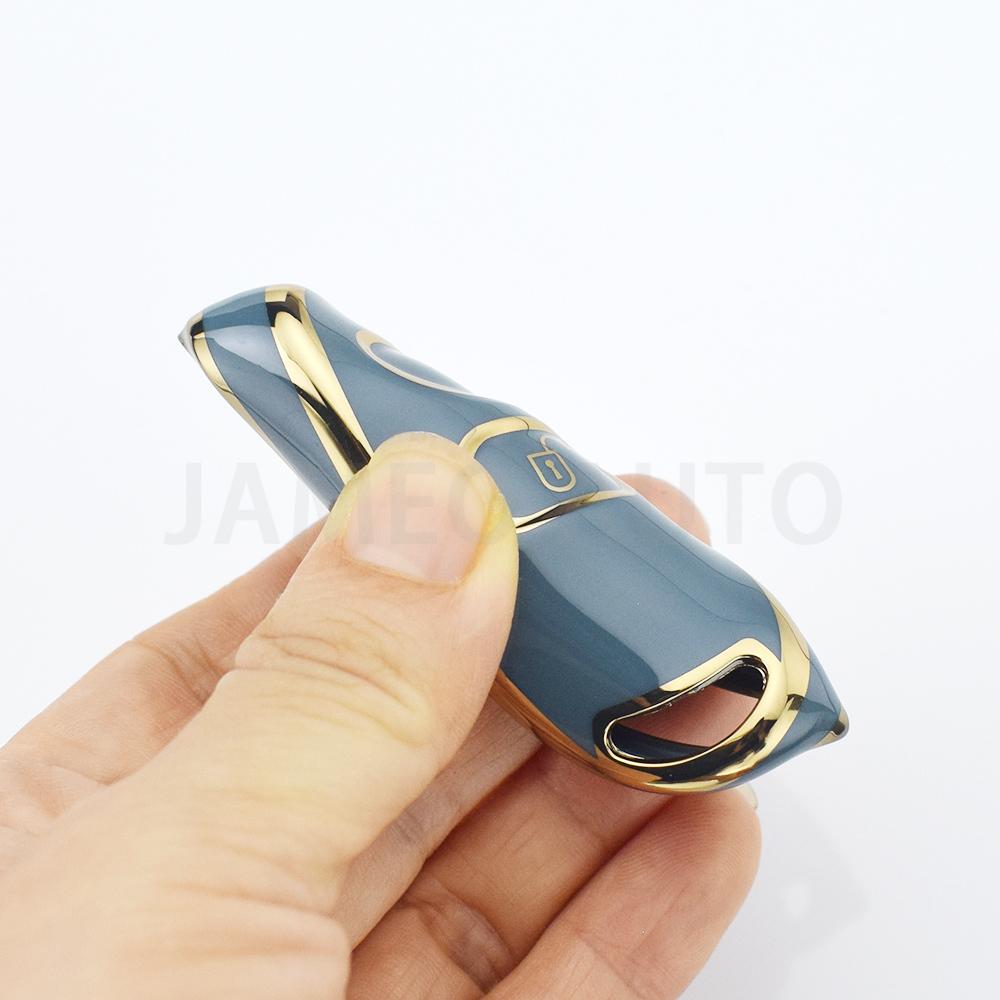 Tpu Remote Car Key Shell Case For Hyundai Elantra Sonata Santa For Kia Carens 2+1/3+1 Buttons Key Protector Cover Key Chain Set