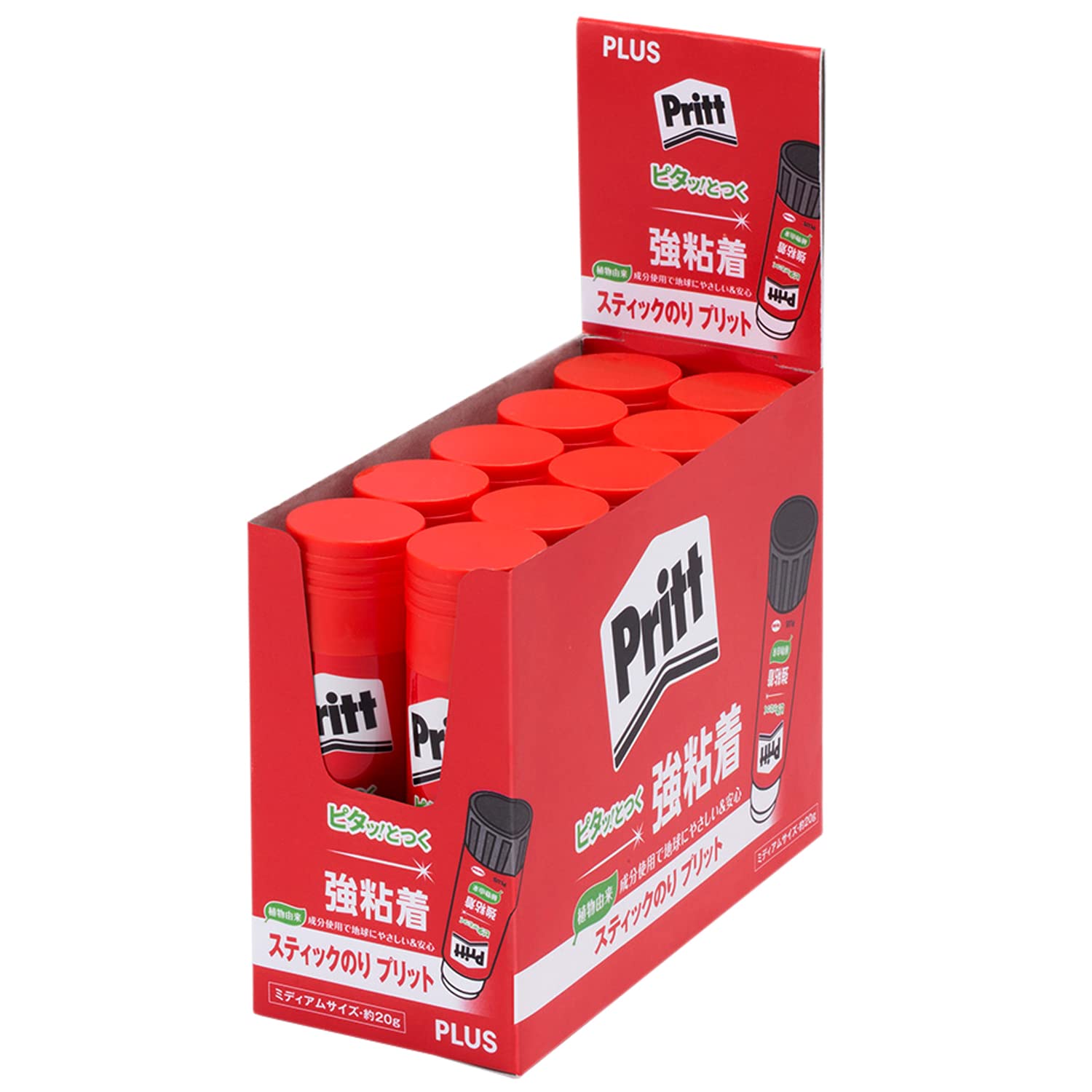 

Plus Pritt Glue Stick Medium Size Set of 10 29-704×10