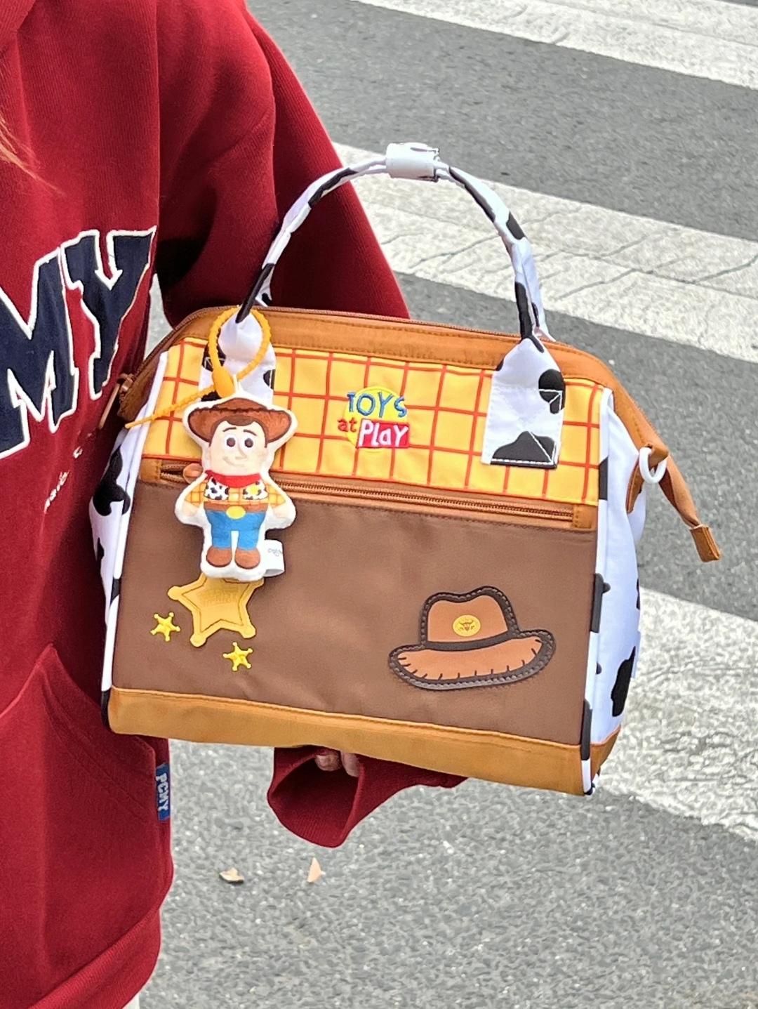 Disney Toy Story Fashion Large Capacity Women s Handbag Crossbody Bag Travel Bag Casual Simple Style Canvas Handbag
