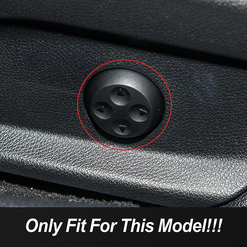 ABS Car Seat Adjustment Knob Stickers Decoration Cover Trim Suitable for Mercedes Benz C E Class GLC W205 W213 X253 2015-