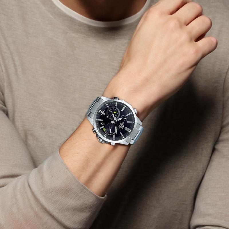 CASIO Men EDIFICE Black Watch EQB-700D-1A EQB-700D-1A