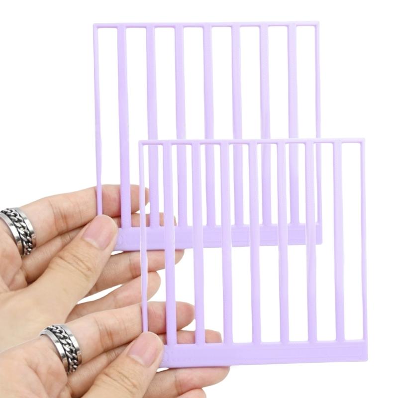 Opakovaně použitelné plastové pravítka Malířské průvodce Pro nadšence do diamantového umění Funkce protiskluzová textura a design šetřící čas