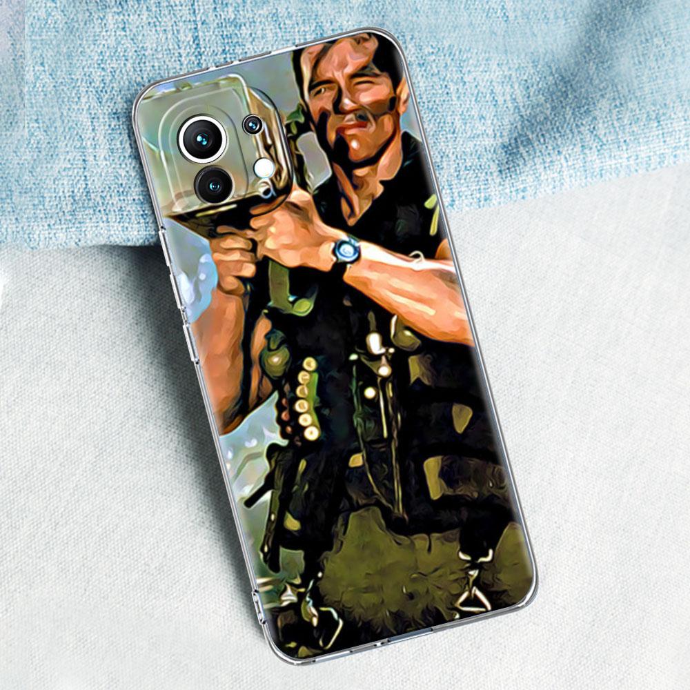 

Arnold Schwarzenegger Movie Commando 1985 Capa для Xiaomi Mi 11 10T Note 10 Lite 9T 9 Case Poco X3 NFC M3 F3 GT F2 Pro 5G Cover Mi Poco M3