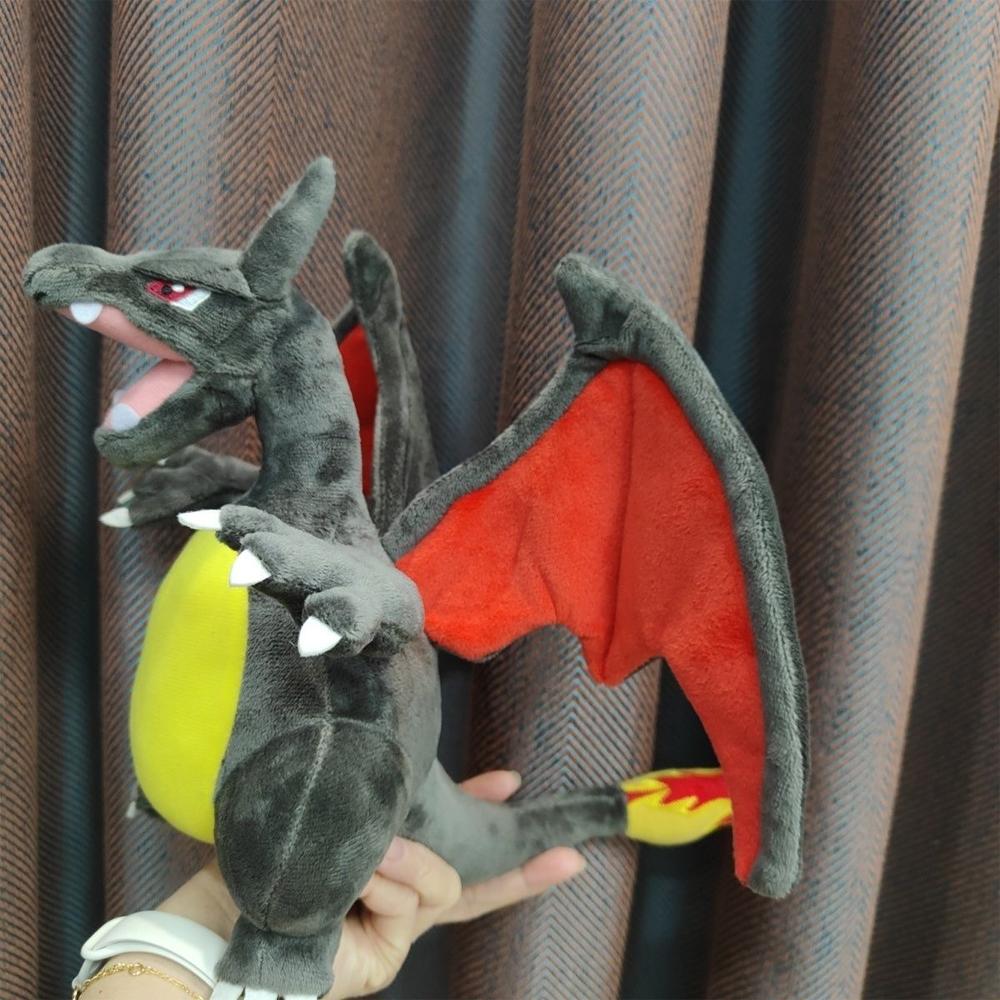 Shiny Charizard Plush Peluche Toy Anime Cartoon Stuffed Peluche Collectible Cartoons for Boys Girls Toys Christmas