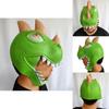 Halloween Latex Grön Dinosauriemask Med Handgjort Hantverk För Kostymfest Roligt
