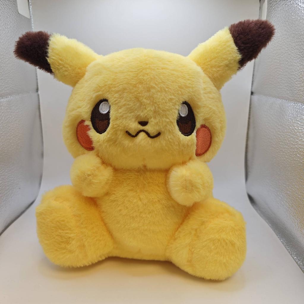 35cm Pokemon Pikachu Plush Toys Kawaii Anime Elf Plush Doll Soft Stuffed Cartoon Pikachu Doll Birthday Gift for Boys Girls