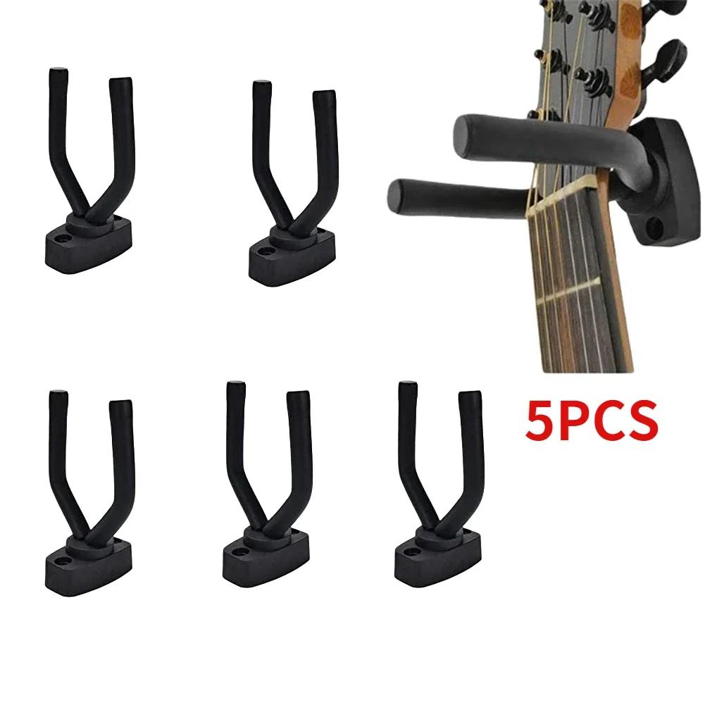 

5/10pcs Metal Guitar Hanger Hook Wall Mount Non-slip Holder Stand for Guitar Ukulele Violin Bass Guitar Instrument Accessories