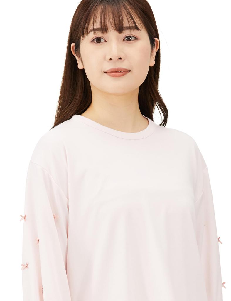 Narue Pajama Size Smooth Luxe Room Pink Women's Set, 80, Set,