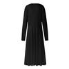 Women's Autumn And Winter Casual Fashion V-neck Long Sleeve Christmas Tree Print Long Dress