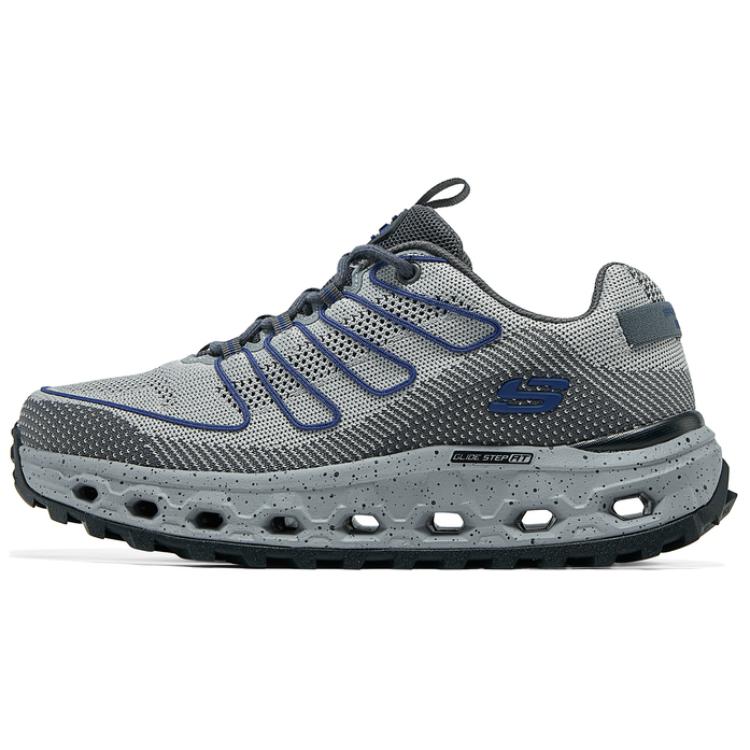 Skechers Glide-Step At Удобные низкие походные ботинки Мужские Походные ботинки Серый Синий 237539-GYBL 40