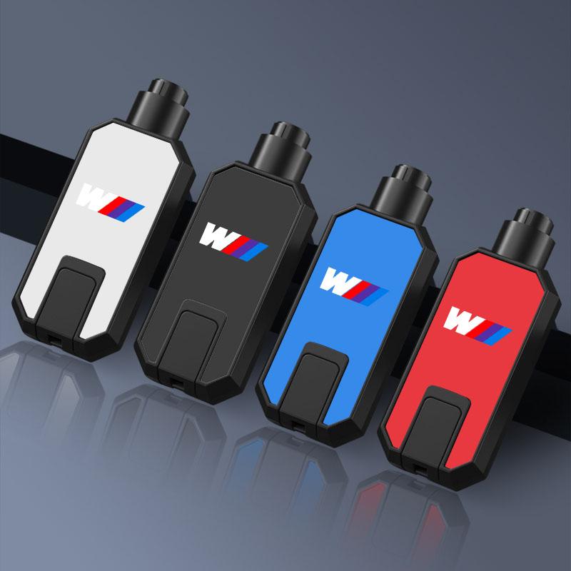 3in1 M LOGO Sicurezza Auto Strumento Multifunzione per Rompere il Vetro di Emergenza Rotto Per BMW X6 X1 X2 X3 X4 X5 X7 E46 E39 E90 E36 E60 E34 E30 F30 E71 F10 F10