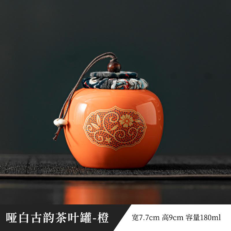 Keramiska teburkar Kreativ förvaringsburk med lock Hushållsdekoration Förseglade Fuktsäkra Godis Te Förseglade Burkar Köksartiklar