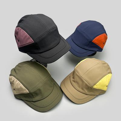Spring And Summer Quick-Drying Short Brim Color Matching Simple Baseball Cap Men And Women Breathable Personalized Outdoor Retro Cap