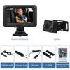 1080P Baby Car Camera, 4.3  Baby Monitor with Night Vision Function and 150 degrees  Wide View Angle, 360 degrees