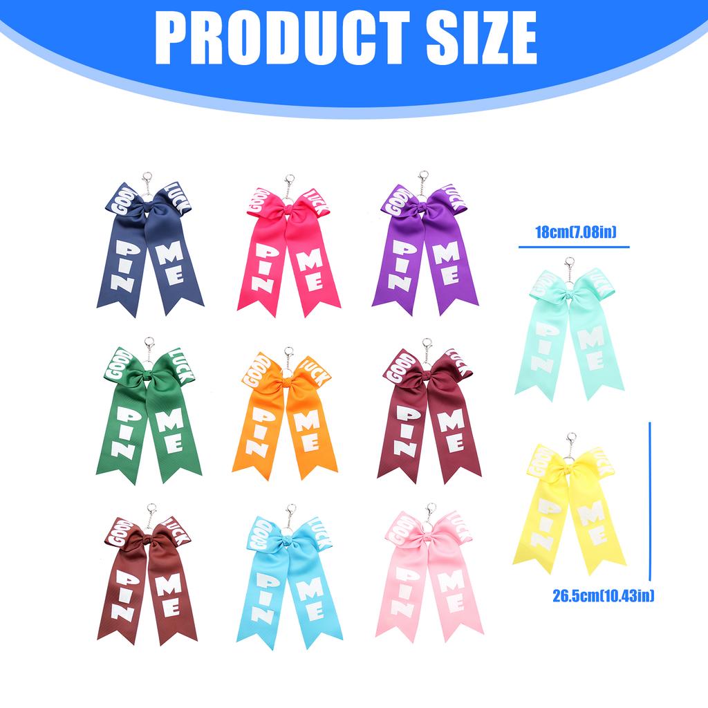2 Stück Übertriebene Cheerleader-Schlüsselanhänger Stilvolle Schleifenform Mit Quasten Taschen-Hängeornament Perfekt Für Geschenke Und Dekorationen