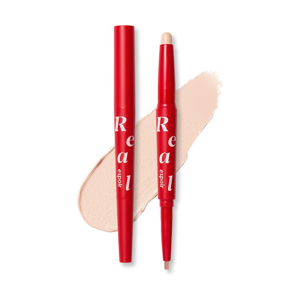 espoir Liner Real Eye Dual Stick Volume Up Dual Type Stick Eyeshadow Makeup Liner Korean Cosmetics espoir Official Under-Eye #04 1.45g 2-Step