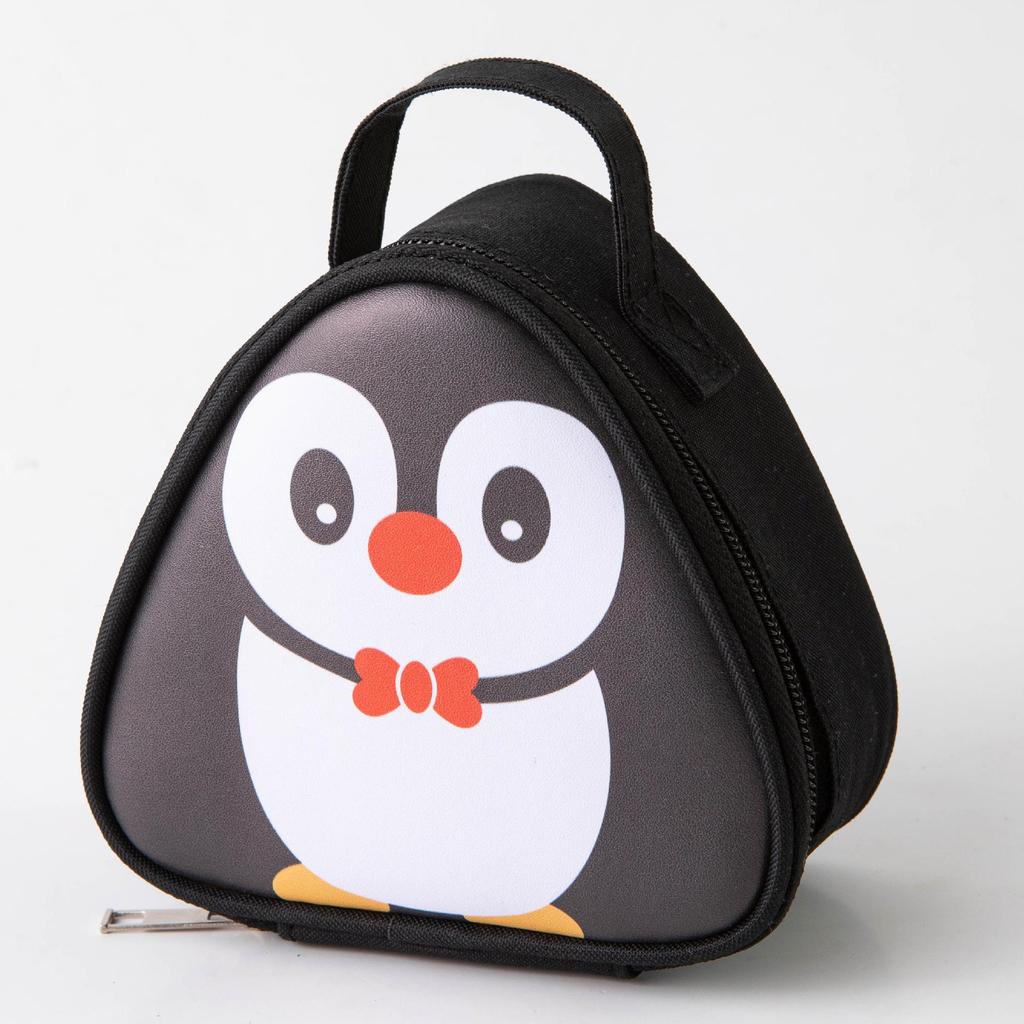Insulated Japanese-Style Bento Tote Bag with Onigiri Design - Thick Aluminum Foil Layer for Office or Student Lunches