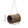 Natural Grass Hamster Hammock Grass Weaved Bird Tunnel Bed Grass Tunnel Hammock  Sleeping
