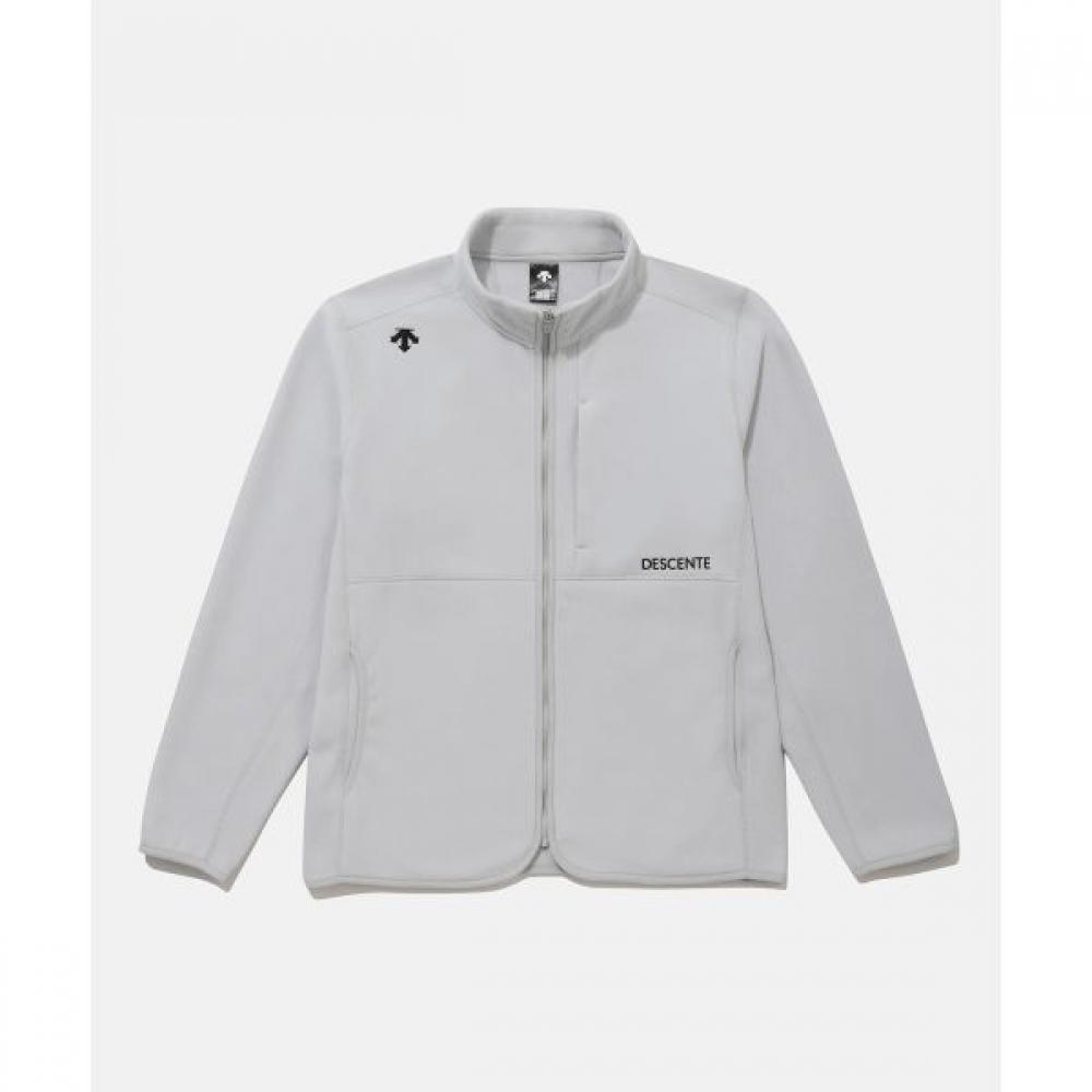 

Куртка Descente из микрофлиса на молнии серого цвета GRY0GRAY/100