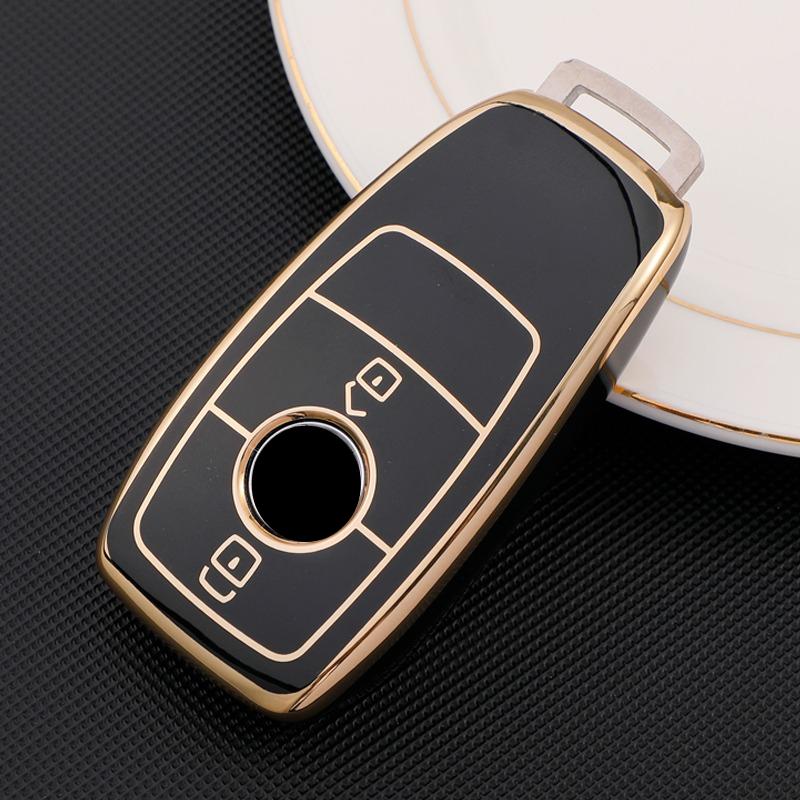

TPU Car Key Case Cover for Mercedes Benz A B C E G S Class CLA CLS GLA GLB GLC GLE GLS EQA EQB EQC 2 3 Buttons Auto Accessory