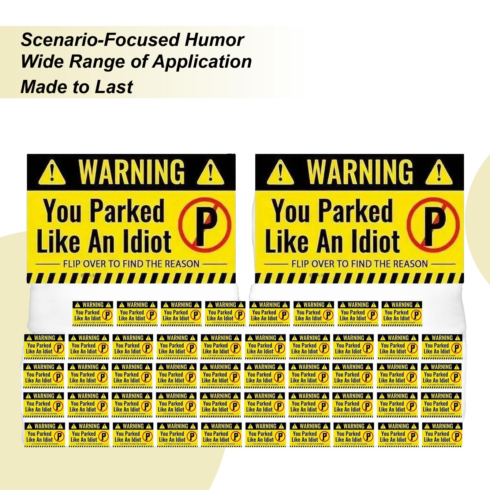 

Bad Parking Cards 50 Pieces Parking Violation Note Cards with Multi Violation Reasons Humorous Stocking Stuffers for Adults Car CN