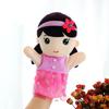 Set of 4pcs 6pcs Family Hand Puppet Member Glove Muppet Plush Toy Educational Learning Kindergarten Dolls for Kids Story Telling