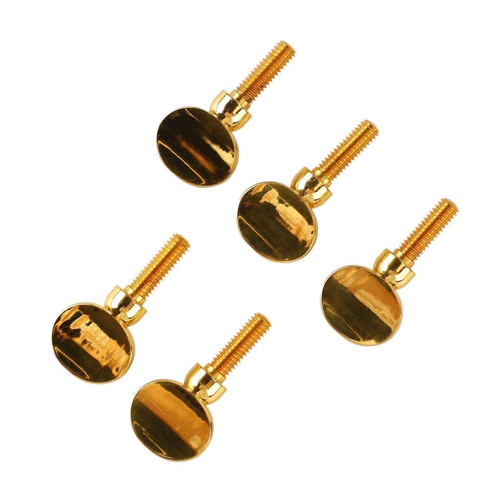 5 Pcs Saxophone Neck Receiver Tightening Screw Brass High Hardness Sax Neck Screw