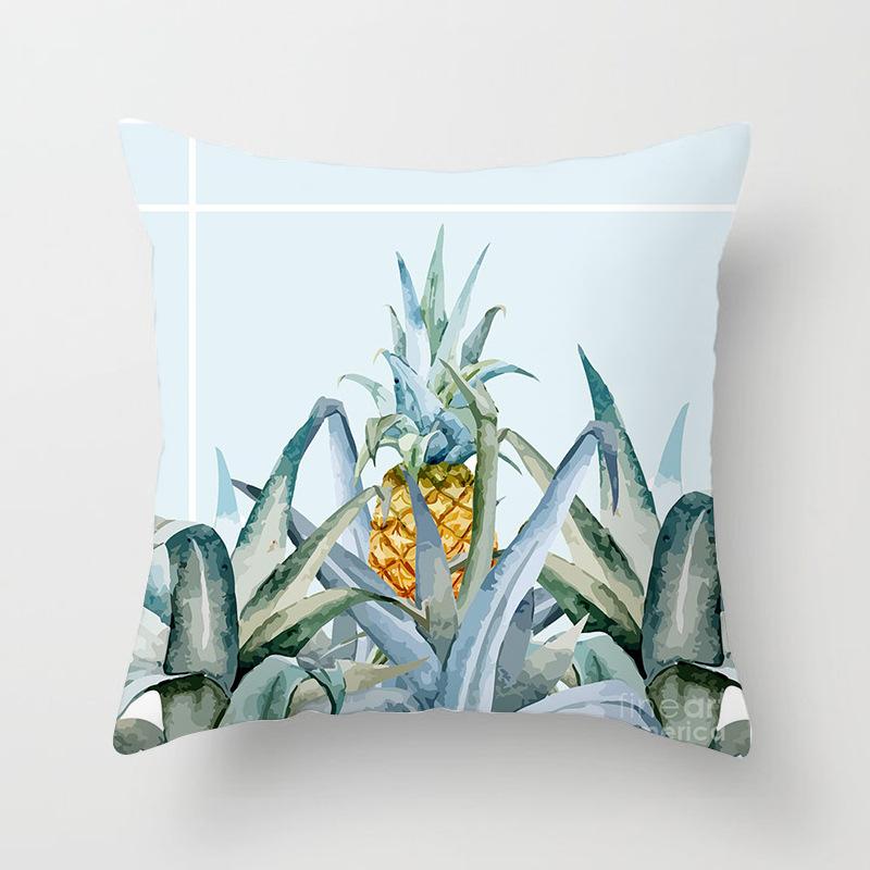 Home Decor Exotic Tropical Prints Pillow Covers for Home Pattern Cushion Cover Suitable for Sofa Bedroom Car Pillow Cover