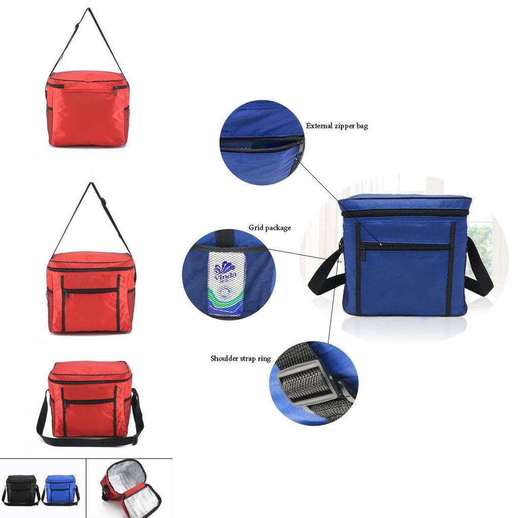Spacious Portable Cool Bag With Insulated Thermal Cooler For Food And Drinks
