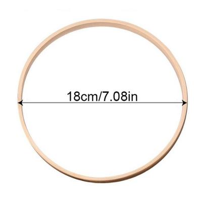 Cadre de couronne Cercle rond en bambou Bambou 10-30cm Anneau de couronne de fleurs Cadre cerceau suspendu en bambou Fête