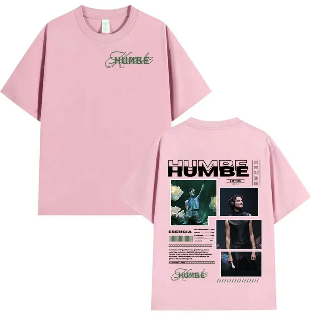 Singer Humbe Esencia Tour 2025 Album Graphics T Shirts Men Hip Hop Gothic Short Sleeve T-shirt Fashion Oversized  T-Shirts