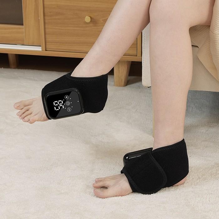 Electric Foot Ankle Massager Portable Support Ankle Brace Vibration Foot Fascia Muscle Relax Leg Feet Massage Ankle Relaxation