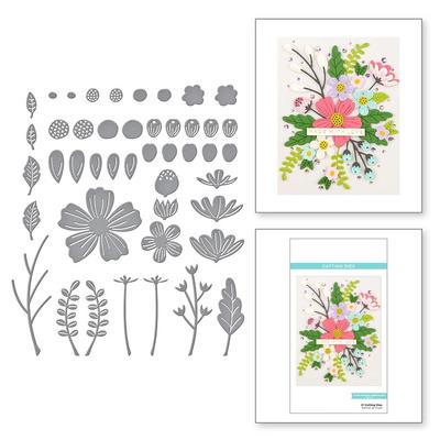 Květiny Kovové vyřezávací raznice pro kutily Scrapbooking Album Papírové karty Dekorativní řemesla Embossovací raznice