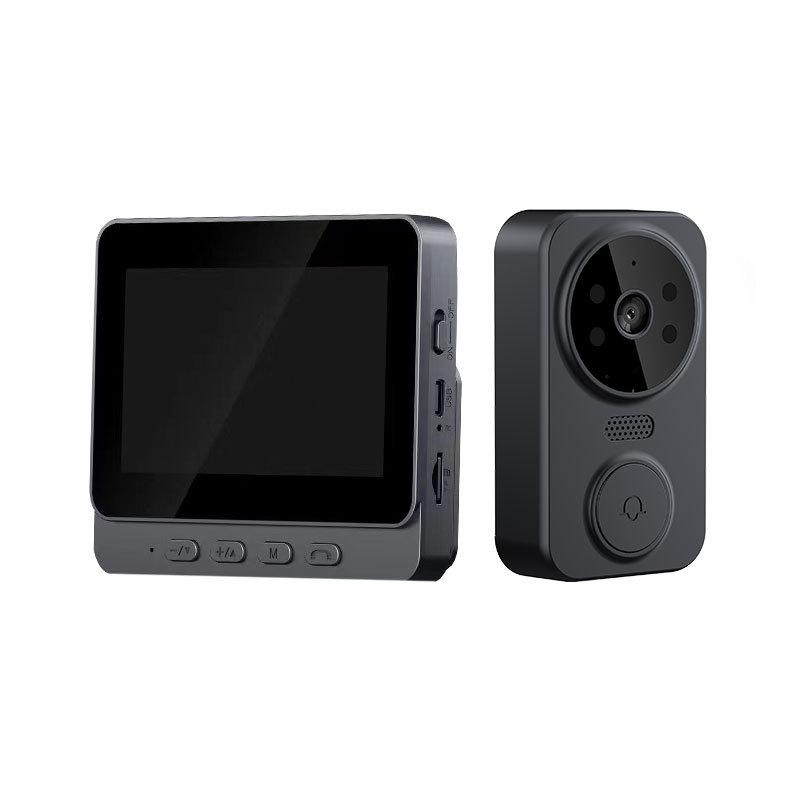 M12 Wireless Video Intercom Doorbell with Screen and HD Surveillance Voice Alert