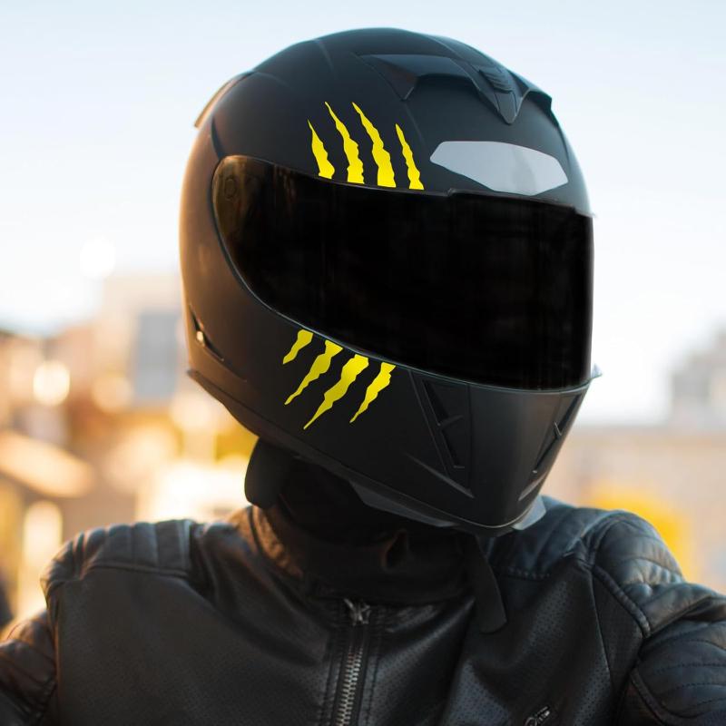 Monster Kralle Kratzer Vinyl Aufkleber Wasserdicht Sonnensicher Racing Sticker Motorrad Roller Helm Kraftstofftank Karosserie PVC Umbau Dekor